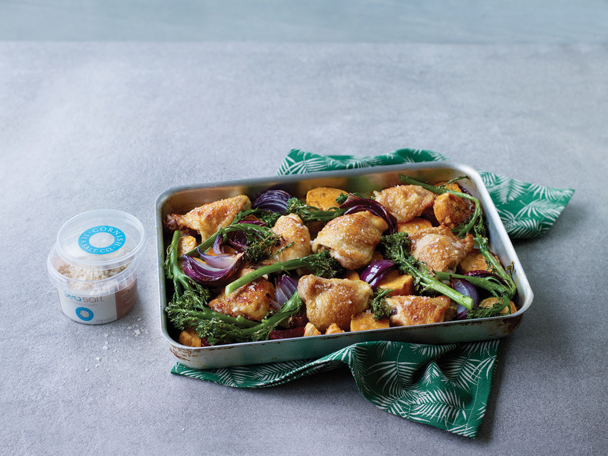 Easy Chicken Tray bake &ndash; Cornish Sea Salt Company Ltd