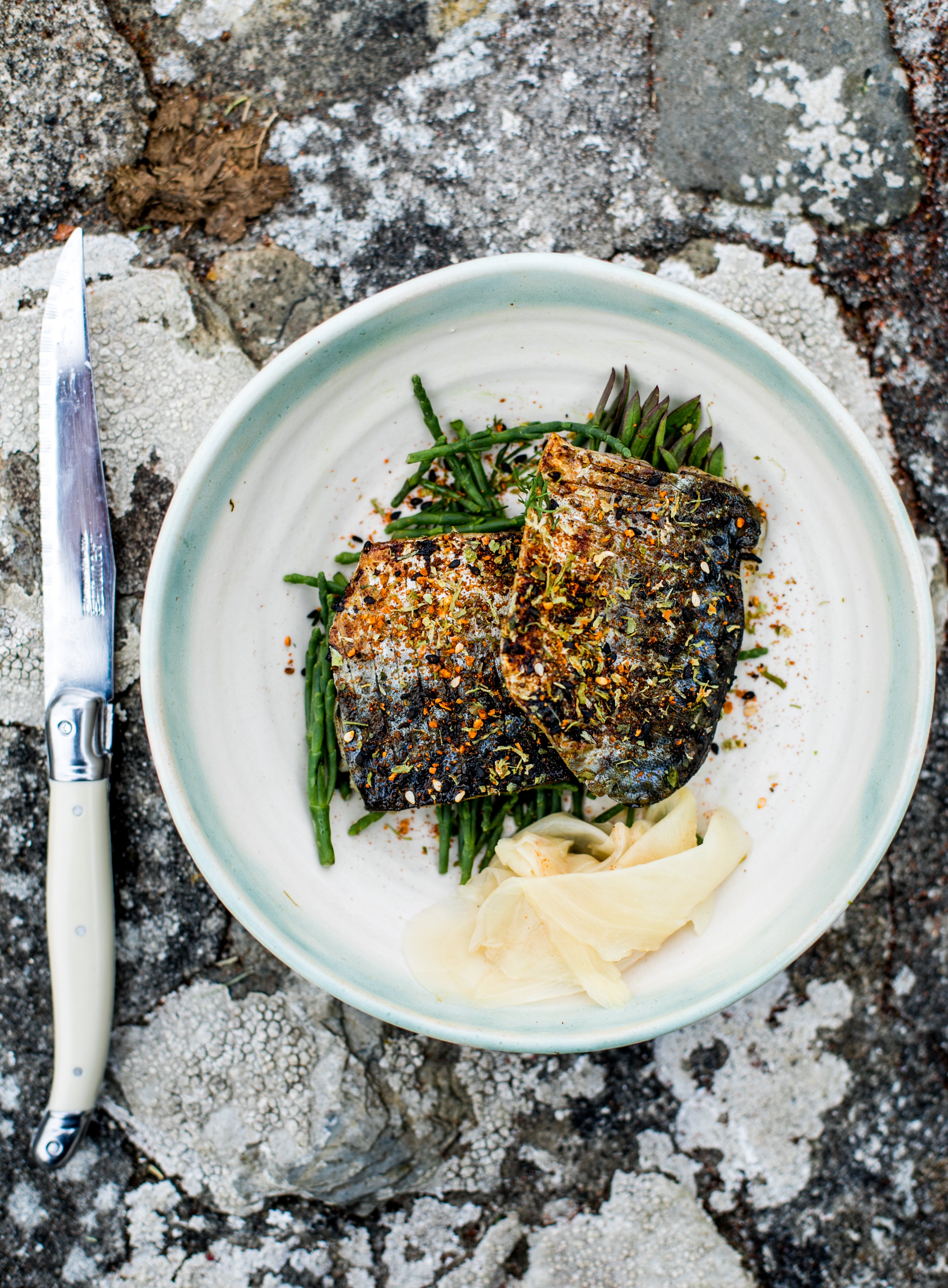 Cured Mackerel with Samphire – Cornish Sea Salt Company Ltd
