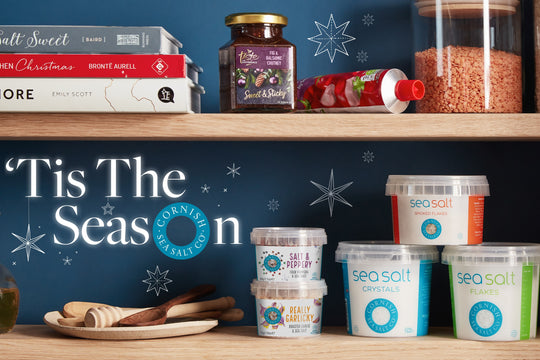 Christmas cooking with Cornish Sea Salt available at Sainsbury's