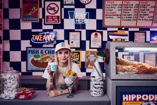 Cornish Sea Salt Joins Lucy Sparrow’s Felt Fish & Chip Shop