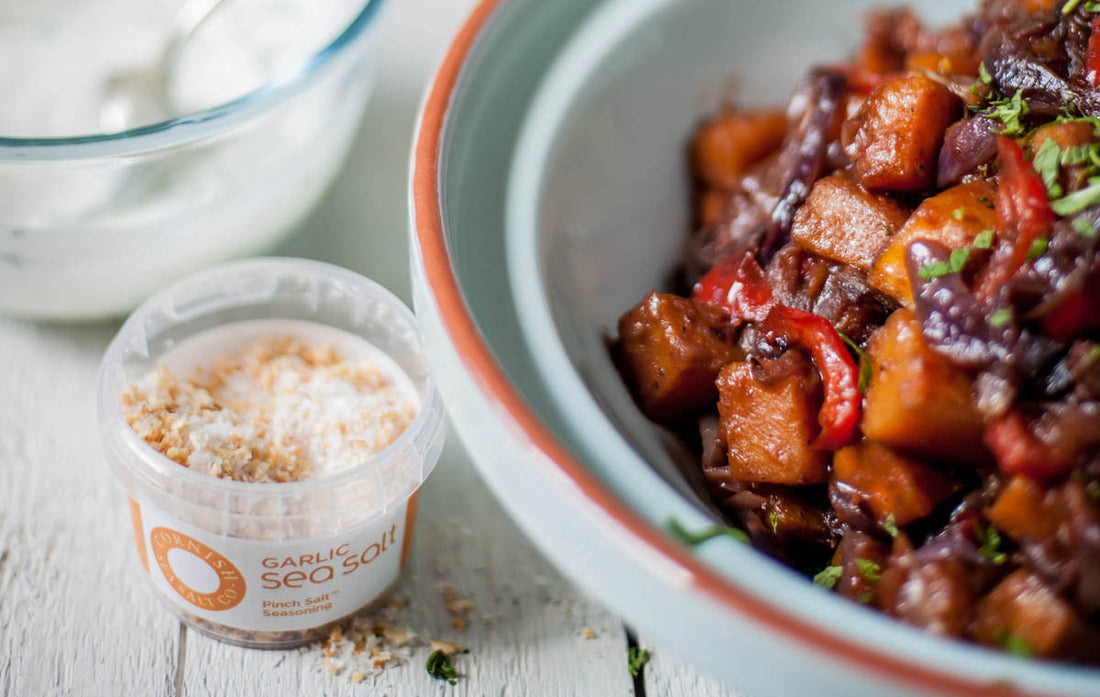 Butternut Squash Tagine with Really Garlicky