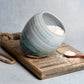 New  |  Large Handmade Salt Pig - Green and Blue