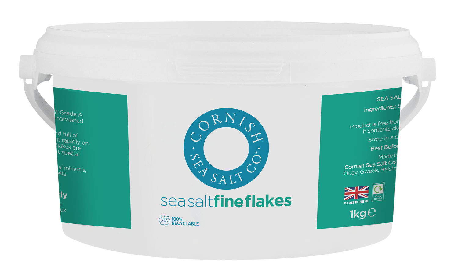 Cornish Sea Salt Fine Flakes - 1.25kg