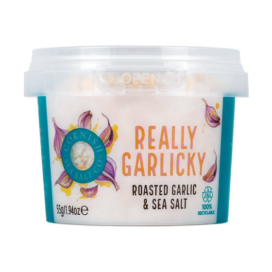 Garlic Sea Salt 55g Cornish Sea Salt Cornish Sea Salt Company Ltd